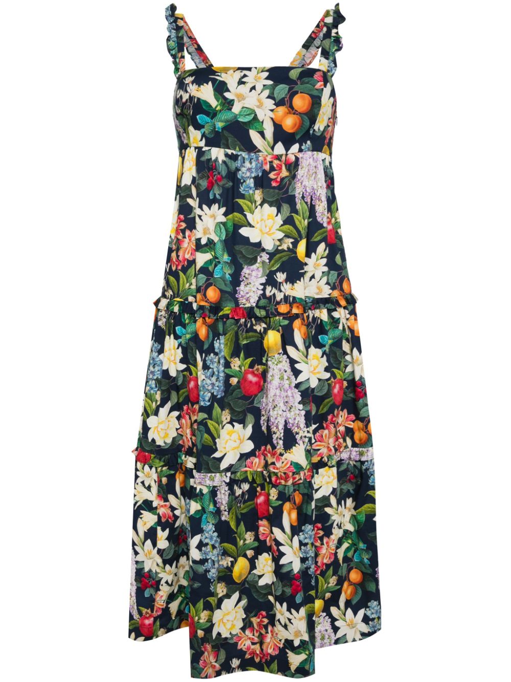 Sachin & Babi Giorno floral-print midi dress - Blue von Sachin & Babi