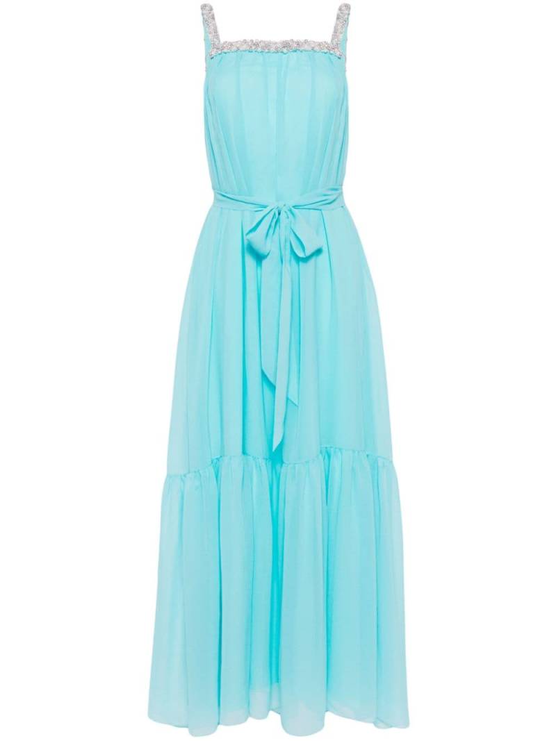 Sachin & Babi Kami chiffon gown - Blue von Sachin & Babi