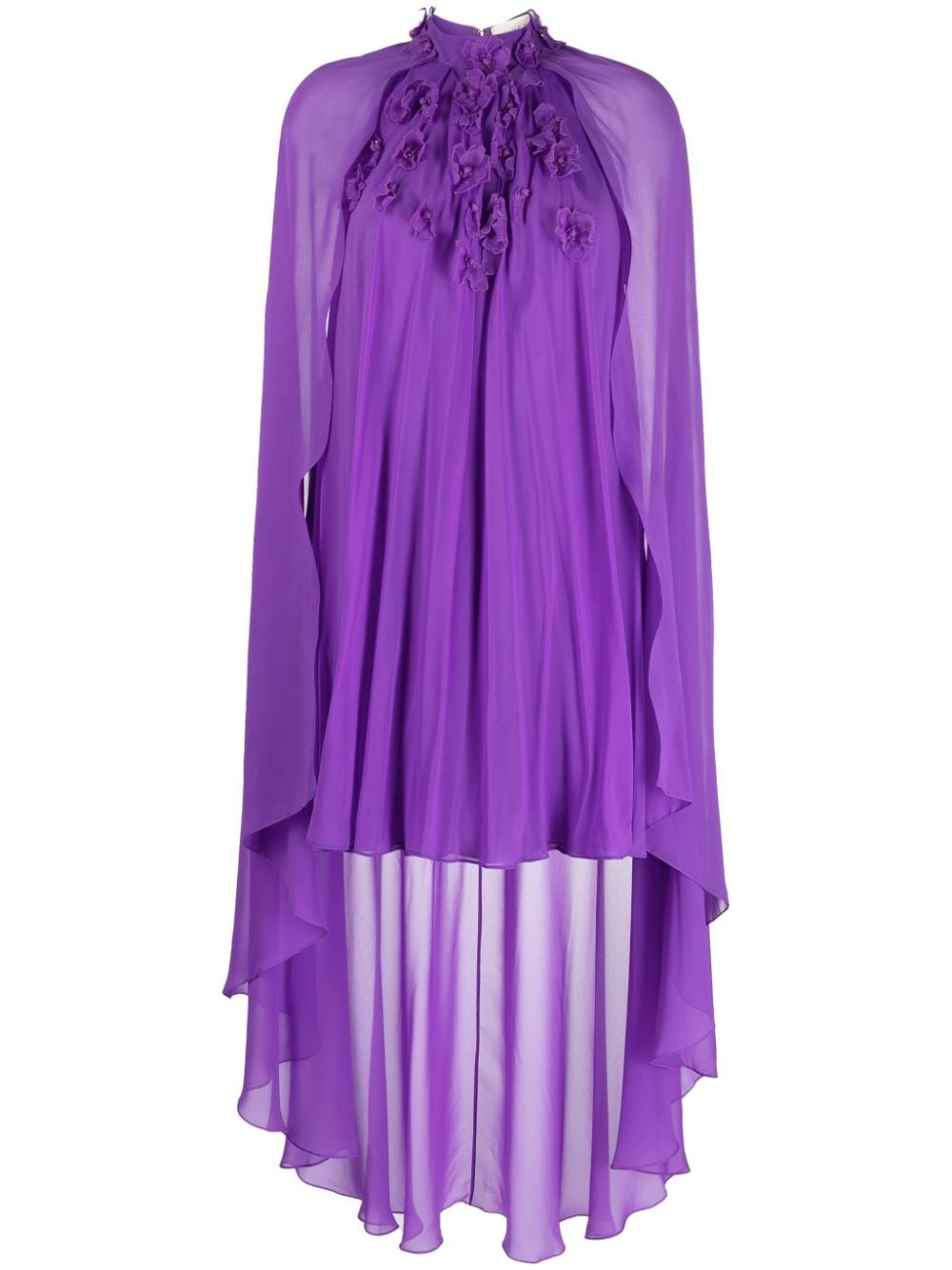 Sachin & Babi Katia asymmetric cape dress - Purple von Sachin & Babi