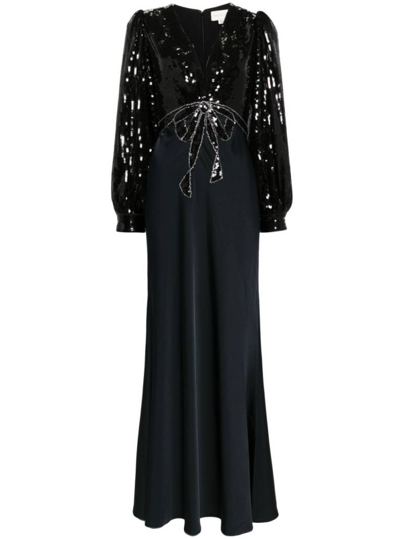 Sachin & Babi Lane sequined gown - Blue von Sachin & Babi