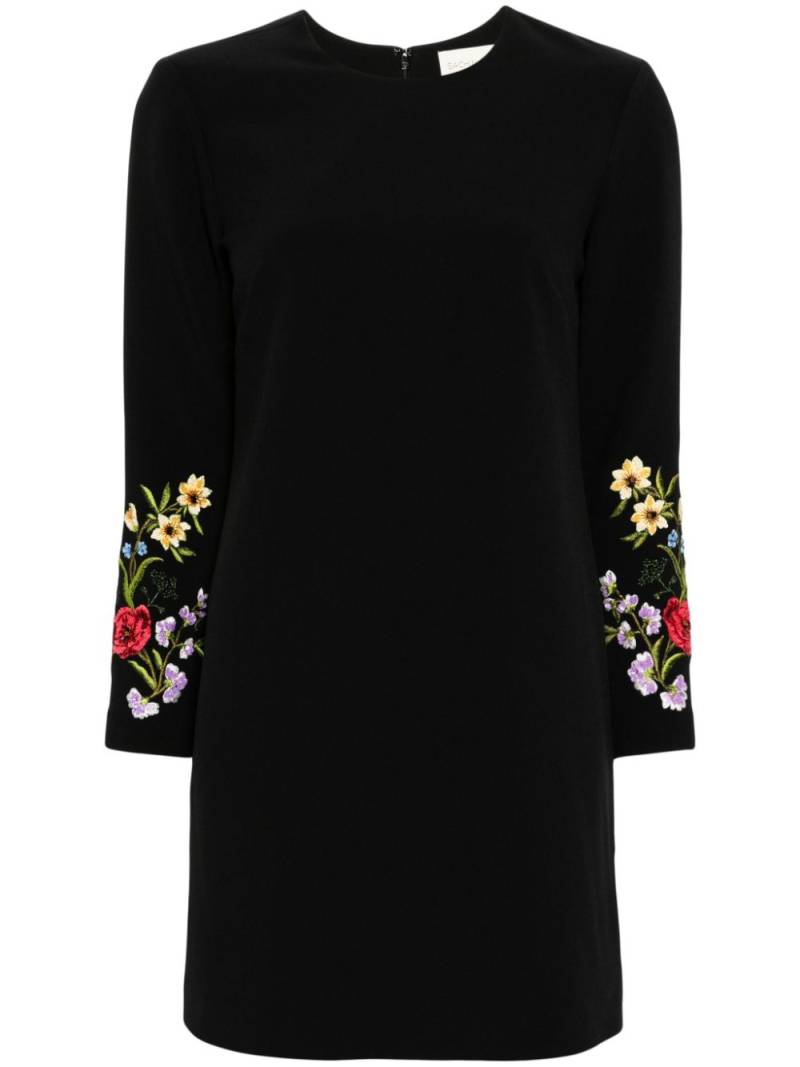 Sachin & Babi Lily floral-embroidered minidress - Black von Sachin & Babi