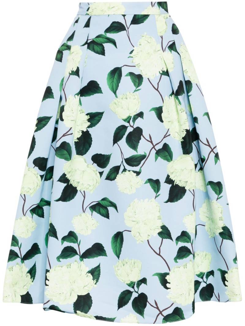 Sachin & Babi Lydia floral-print midi skirt - Blue von Sachin & Babi