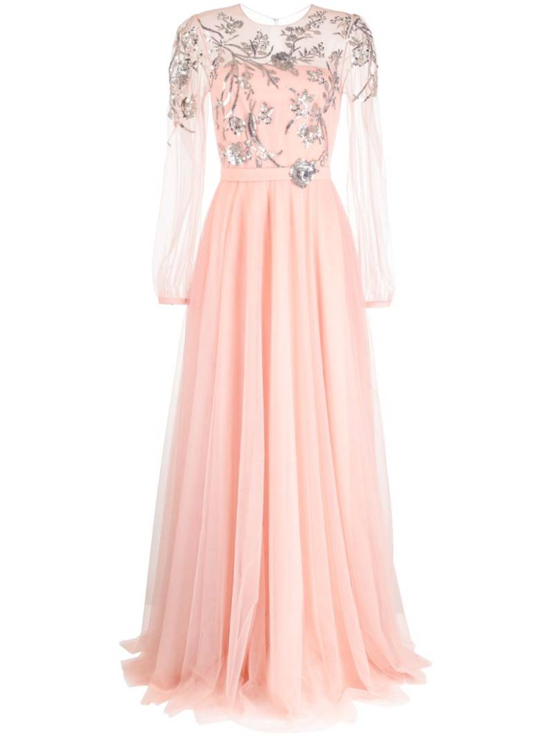 Sachin & Babi Freyja sequin-embellished gown - Pink von Sachin & Babi