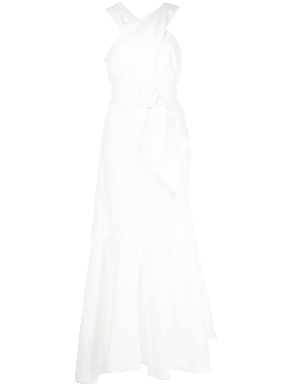 Sachin & Babi Naomi asymmetric midi dress - White von Sachin & Babi