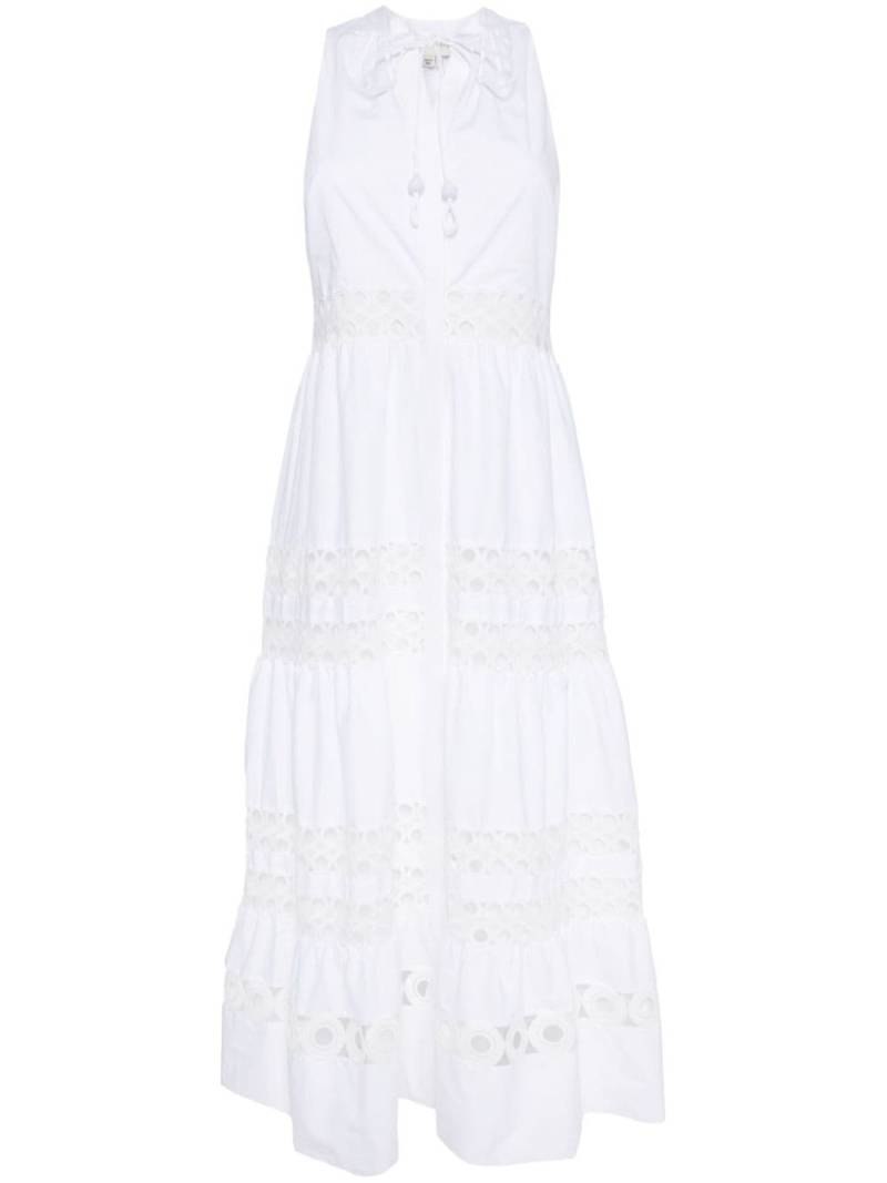 Sachin & Babi Positano embroidered cotton dress - White von Sachin & Babi