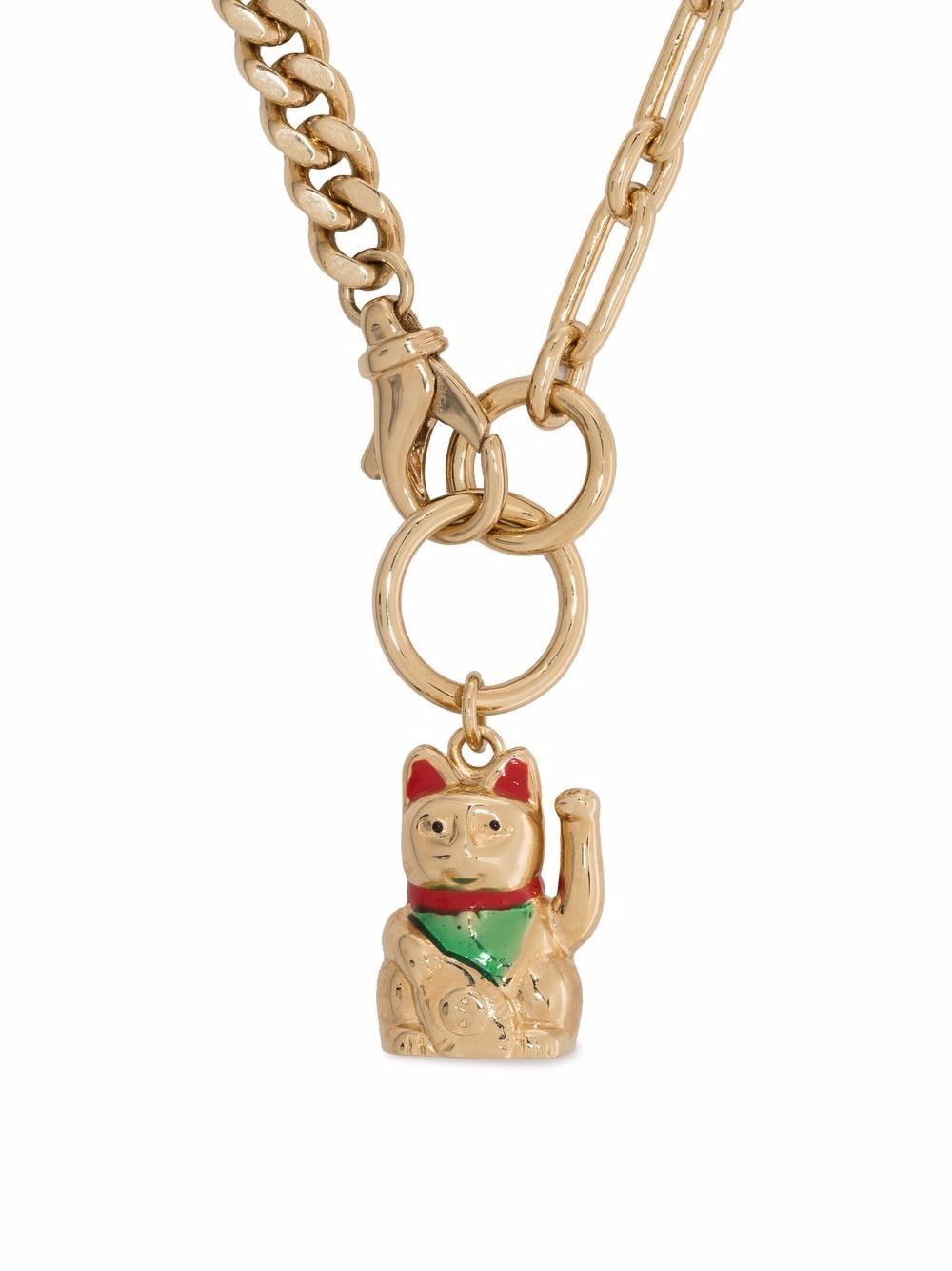 SafSafu Maneki Neko Necklace - Gold von SafSafu