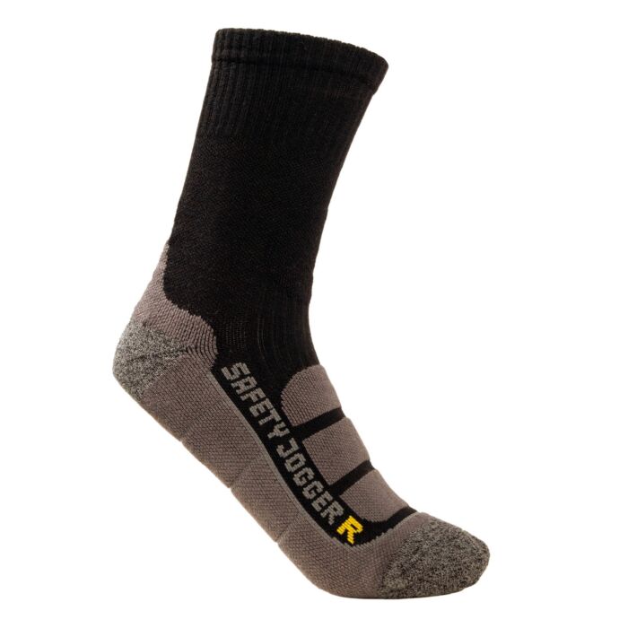 Bambus Socken im 2er-Pack, schwarz von Safety Jogger