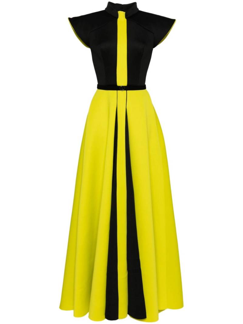 Saiid Kobeisy Neoprene gown - Yellow von Saiid Kobeisy