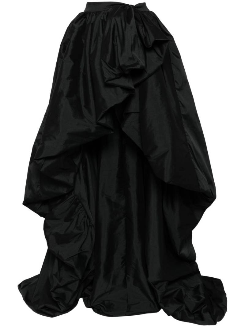 Saiid Kobeisy taffeta draped bow overskirt - Black von Saiid Kobeisy