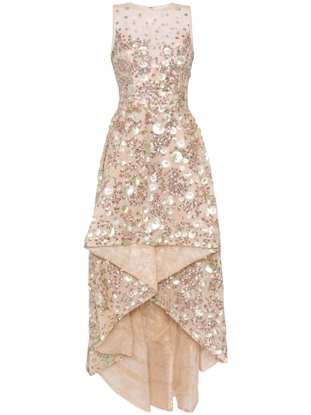 Saiid Kobeisy bead-embellished tulle gown - Neutrals von Saiid Kobeisy