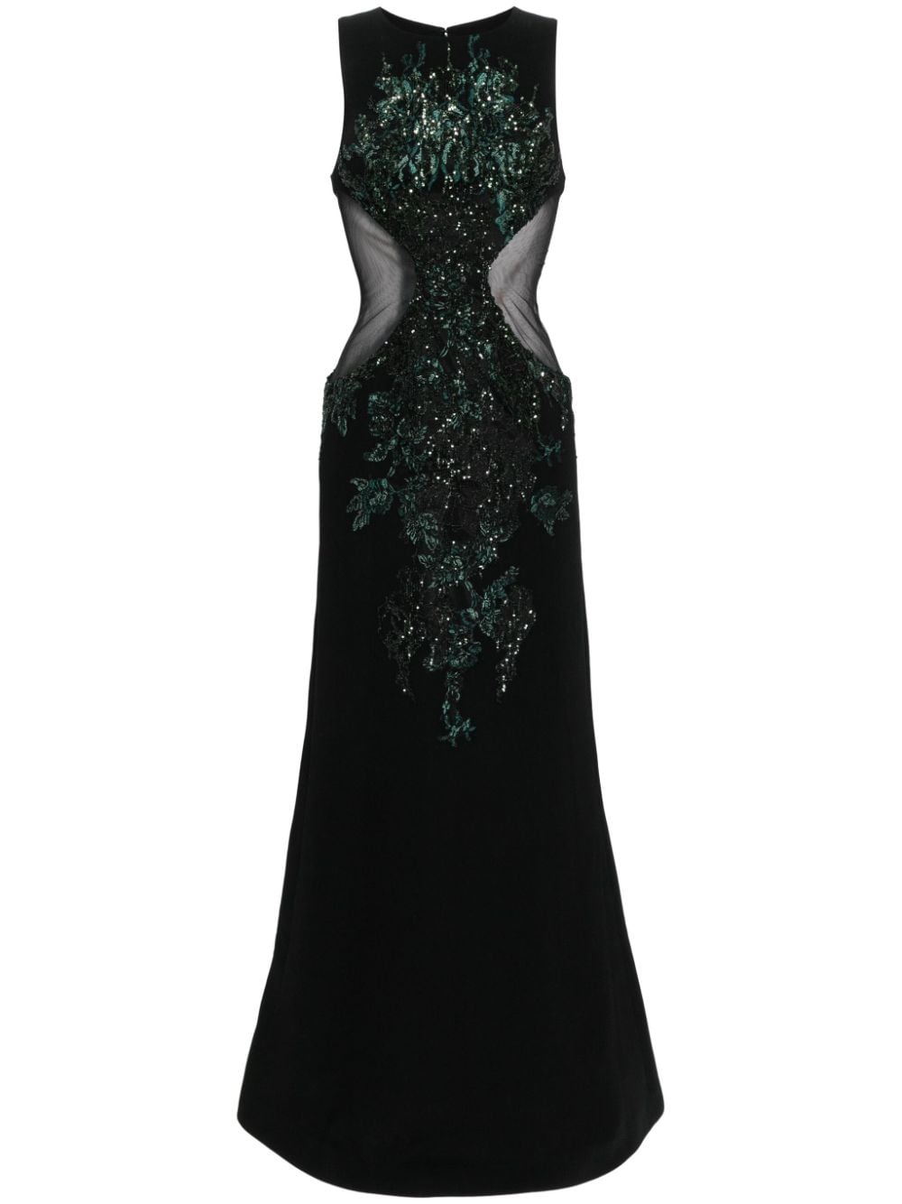 Saiid Kobeisy beaded cut-out maxi dress - Black von Saiid Kobeisy