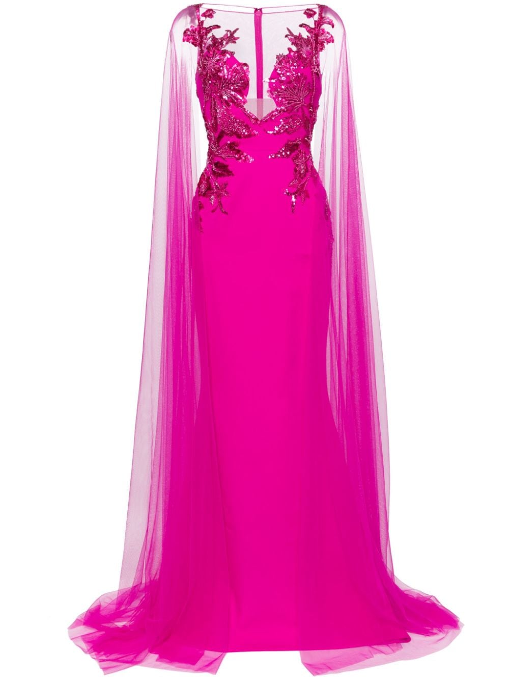 Saiid Kobeisy beaded mermaid dress - Purple von Saiid Kobeisy