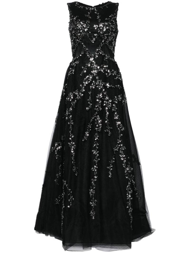 Saiid Kobeisy beaded tulle gown - Black von Saiid Kobeisy