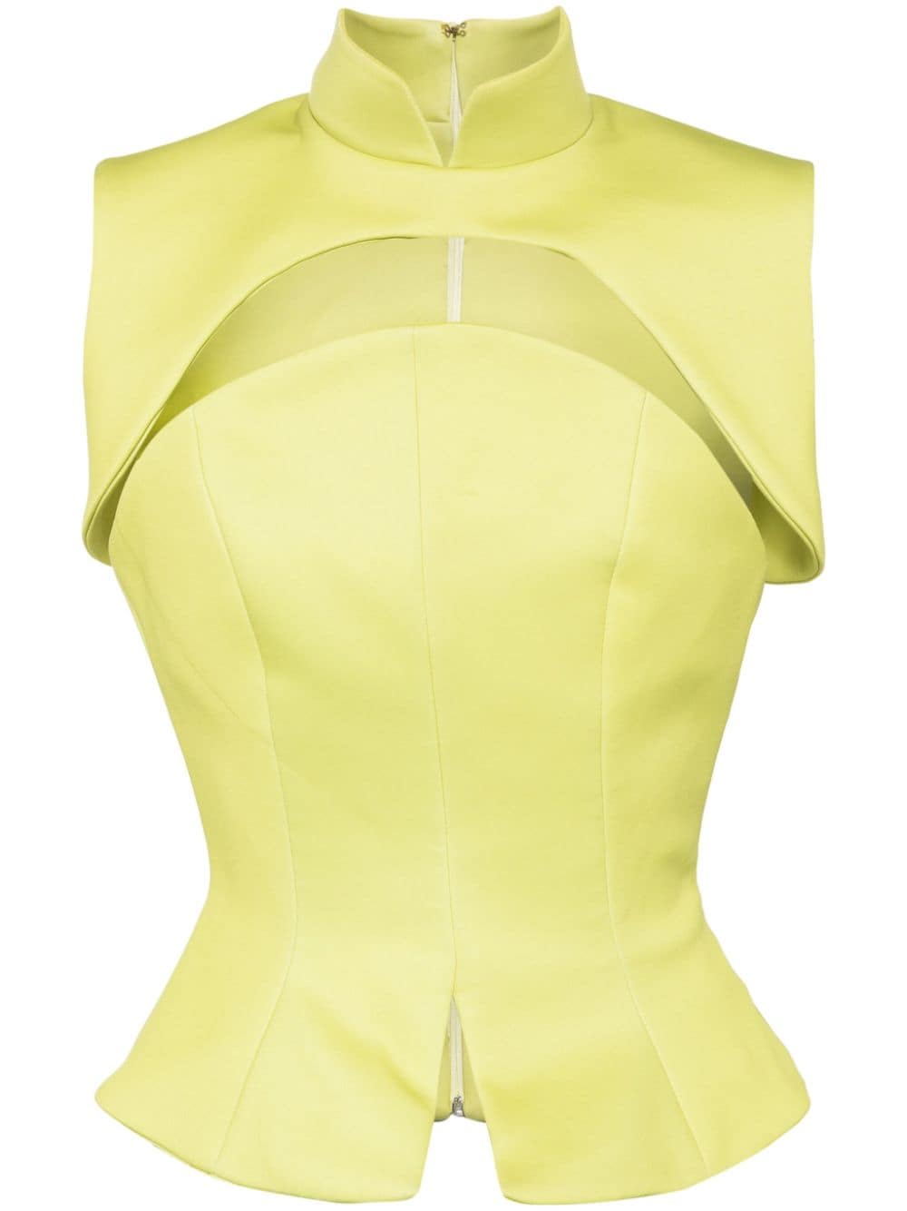 Saiid Kobeisy corset with detachable bolero - Green von Saiid Kobeisy