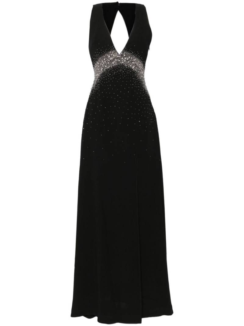 Saiid Kobeisy crystal-embellished open-back dress - Black von Saiid Kobeisy