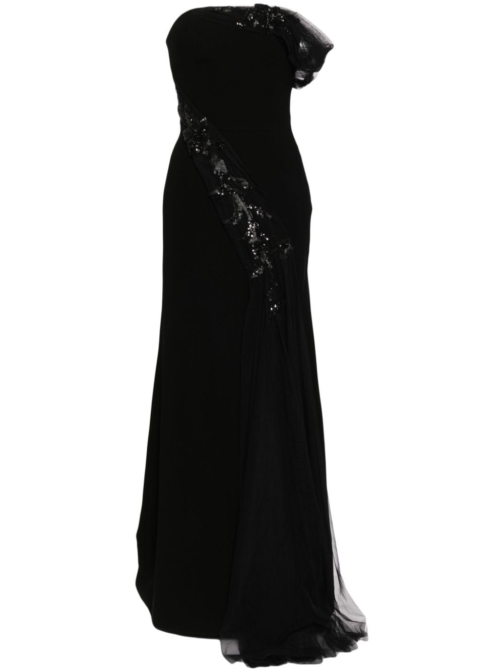 Saiid Kobeisy embellished off-shoulder gown - Black von Saiid Kobeisy