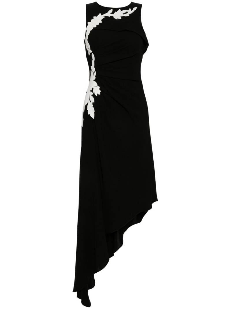 Saiid Kobeisy embroidered crepe gown - Black von Saiid Kobeisy