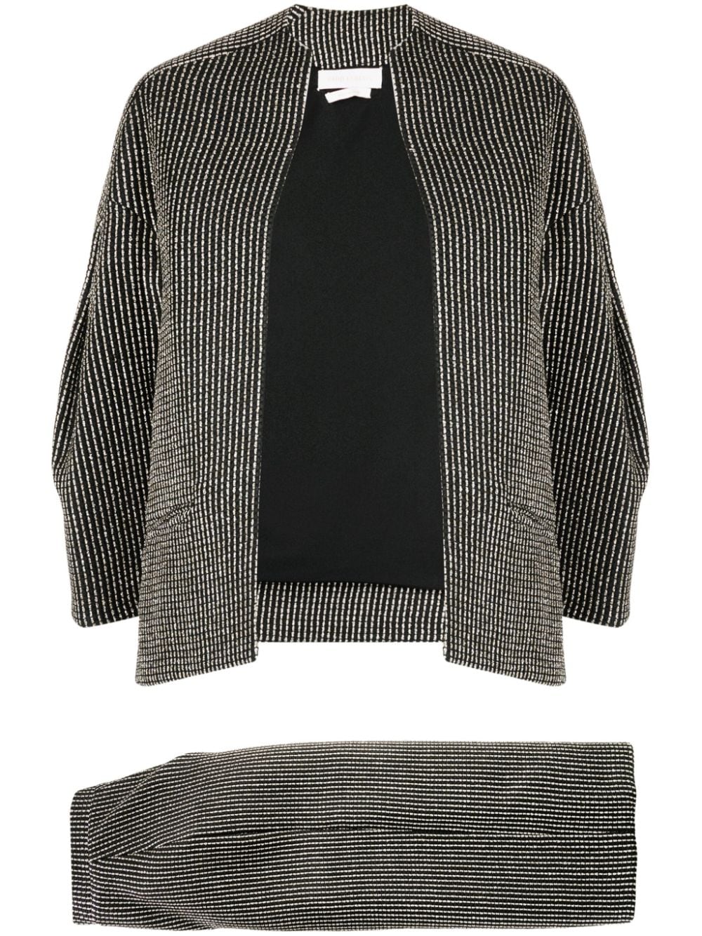 Saiid Kobeisy geometric-pattern brocade skirt suit - Black von Saiid Kobeisy