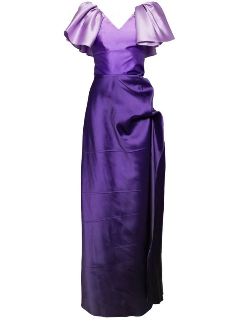 Saiid Kobeisy gradient-effect taffeta dress - Purple von Saiid Kobeisy