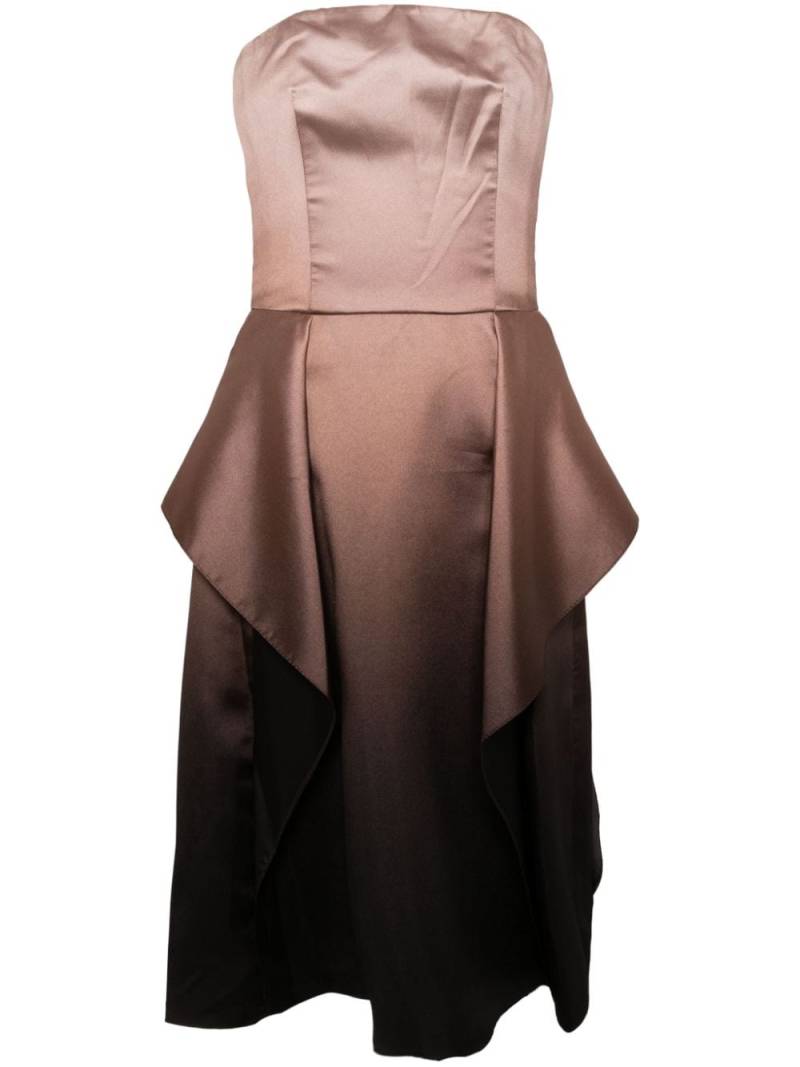 Saiid Kobeisy gradient midi dress - Neutrals von Saiid Kobeisy