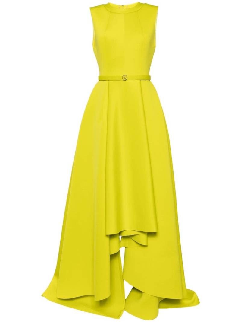 Saiid Kobeisy high-low neoprene gown - Green von Saiid Kobeisy