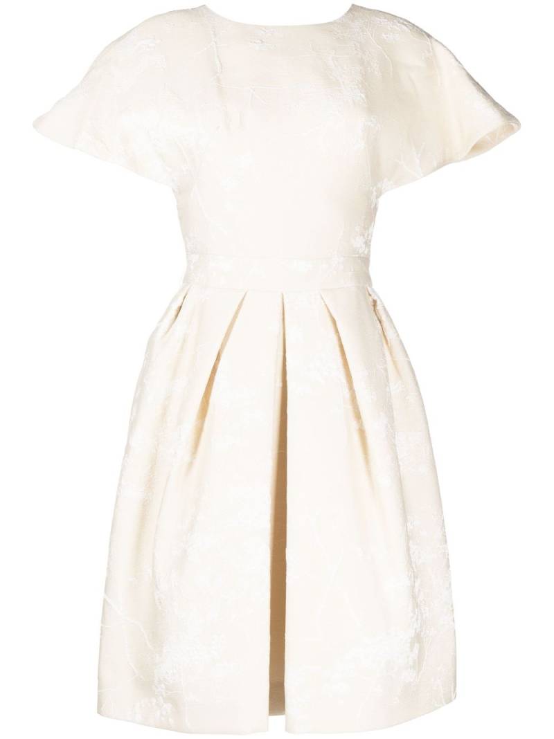 Saiid Kobeisy knee-length flared dress - White von Saiid Kobeisy