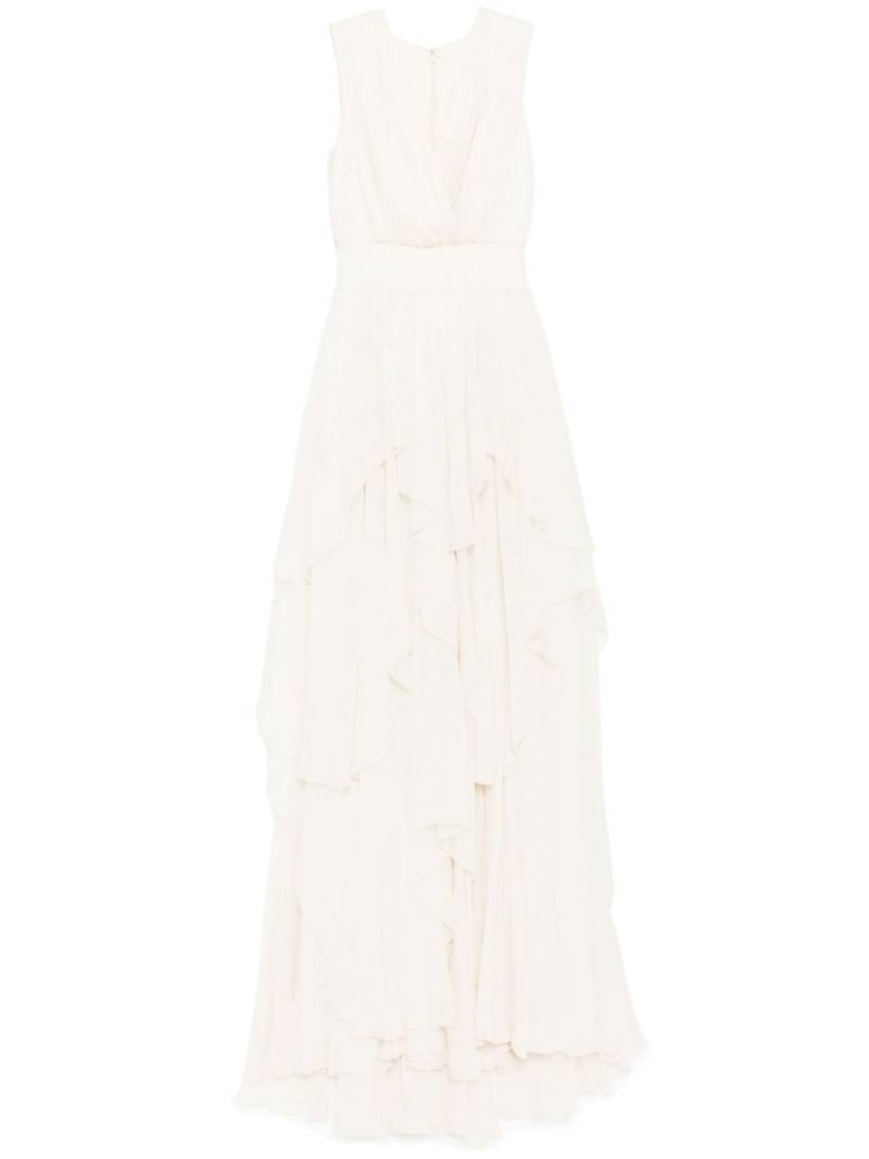 Saiid Kobeisy muslin dress - Neutrals von Saiid Kobeisy