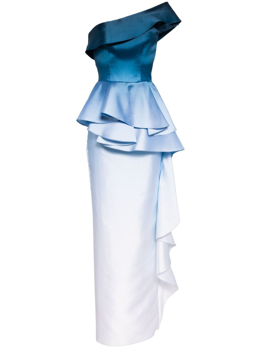 Saiid Kobeisy one-shoulder gradient dress - Blue von Saiid Kobeisy