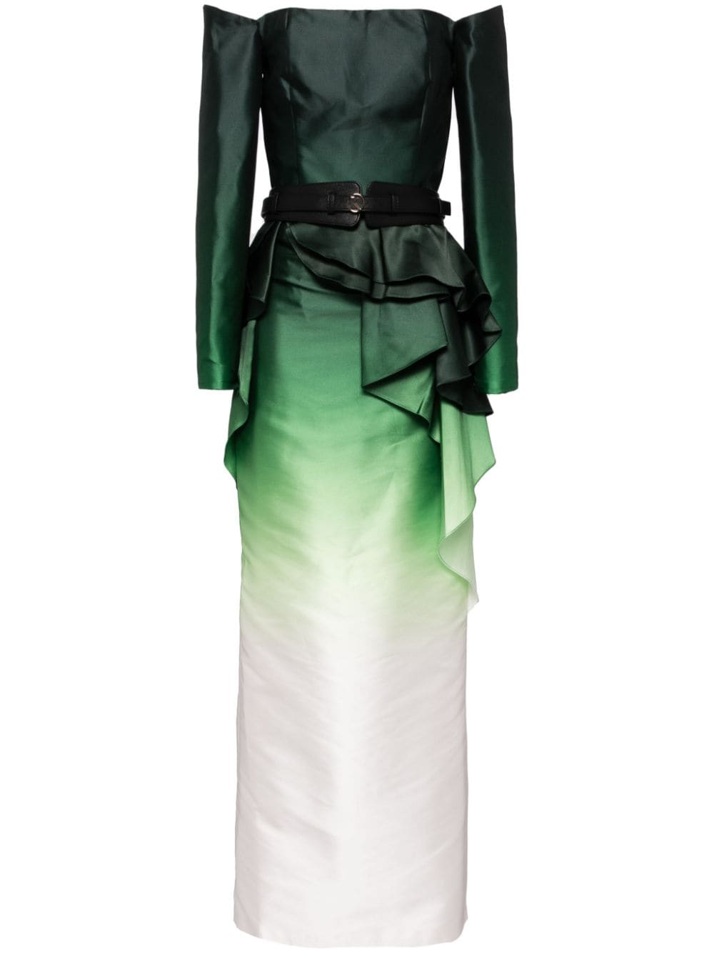 Saiid Kobeisy one-shoulder gradient dress - Green von Saiid Kobeisy
