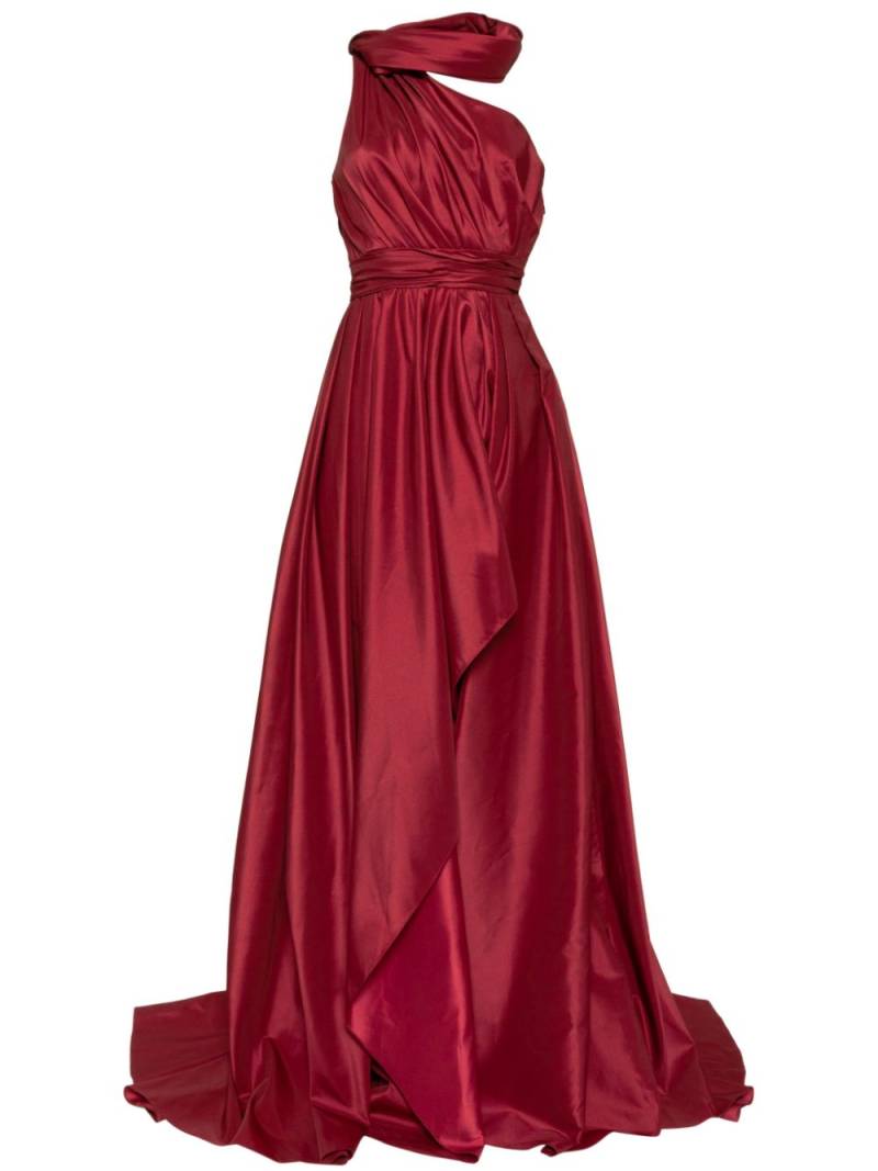 Saiid Kobeisy one shoulder taffeta dress - Red von Saiid Kobeisy