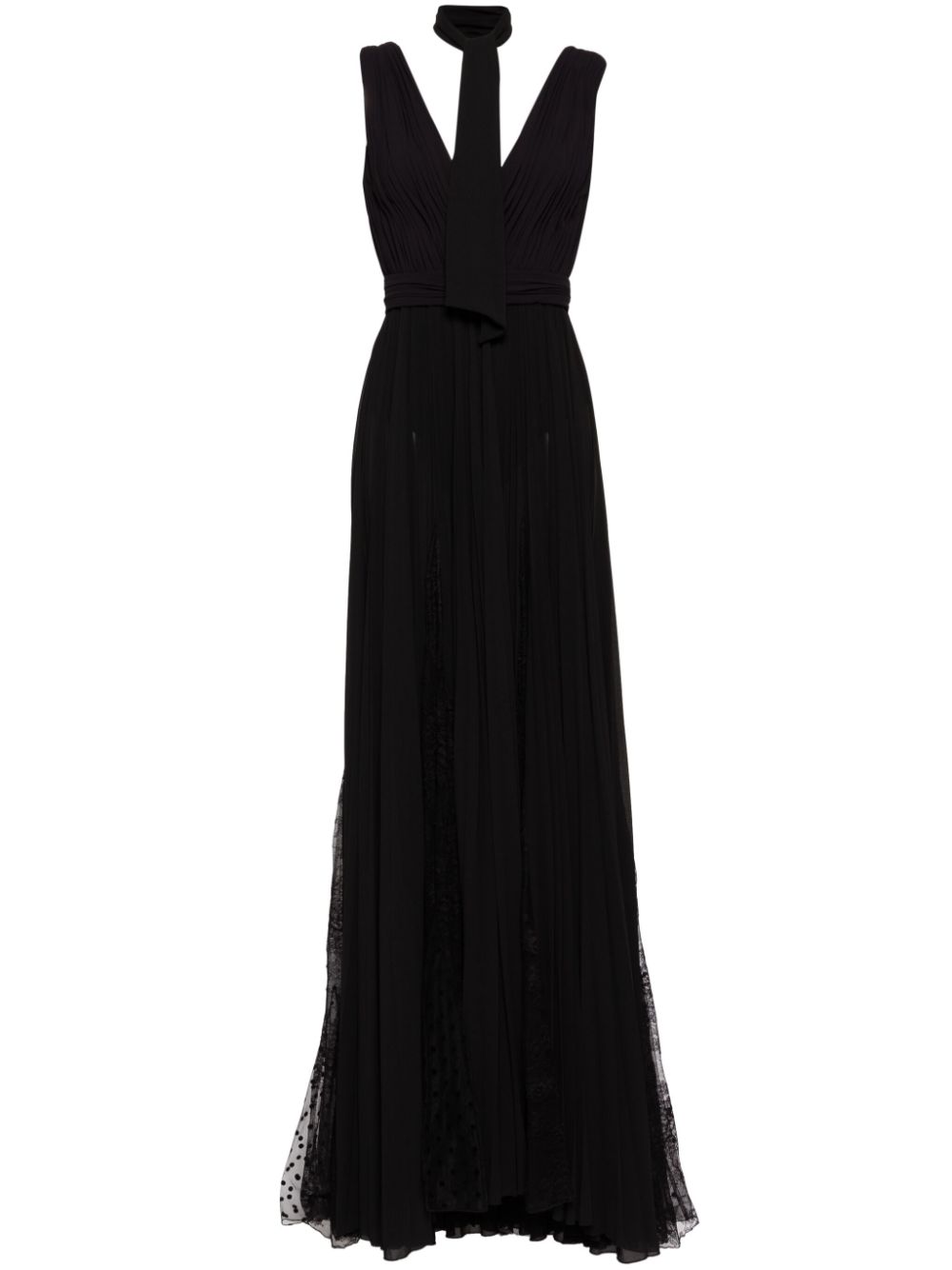 Saiid Kobeisy pleated dress - Black von Saiid Kobeisy