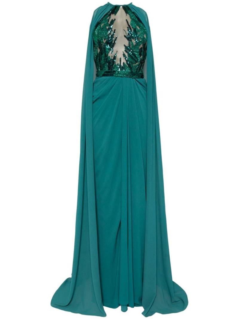 Saiid Kobeisy pleated dress - Green von Saiid Kobeisy