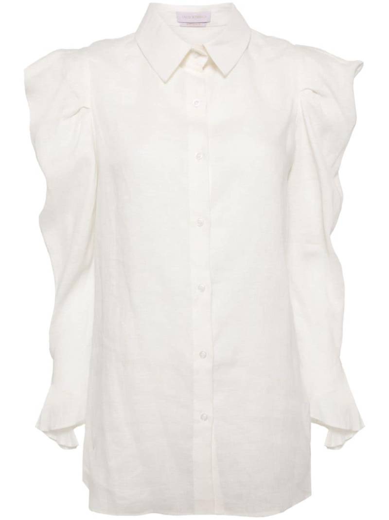 Saiid Kobeisy puff-sleeve button-up shirt - Neutrals von Saiid Kobeisy