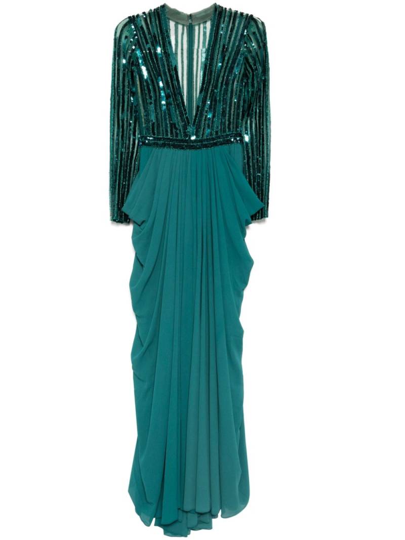 Saiid Kobeisy sequin-embellished dress - Green von Saiid Kobeisy