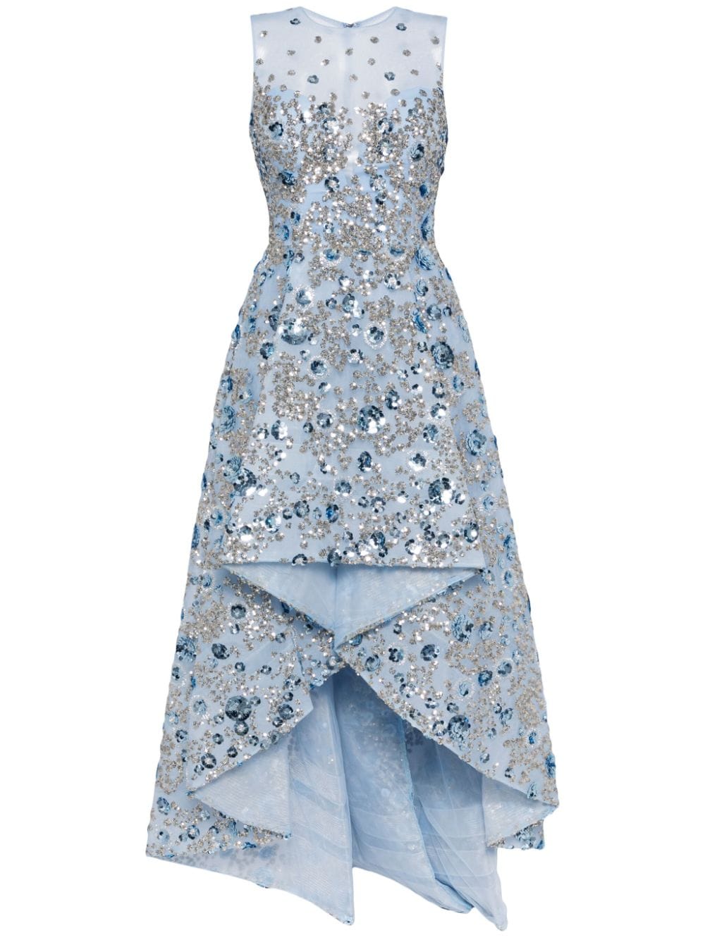 Saiid Kobeisy sequin-embellished tulle dress - Blue von Saiid Kobeisy