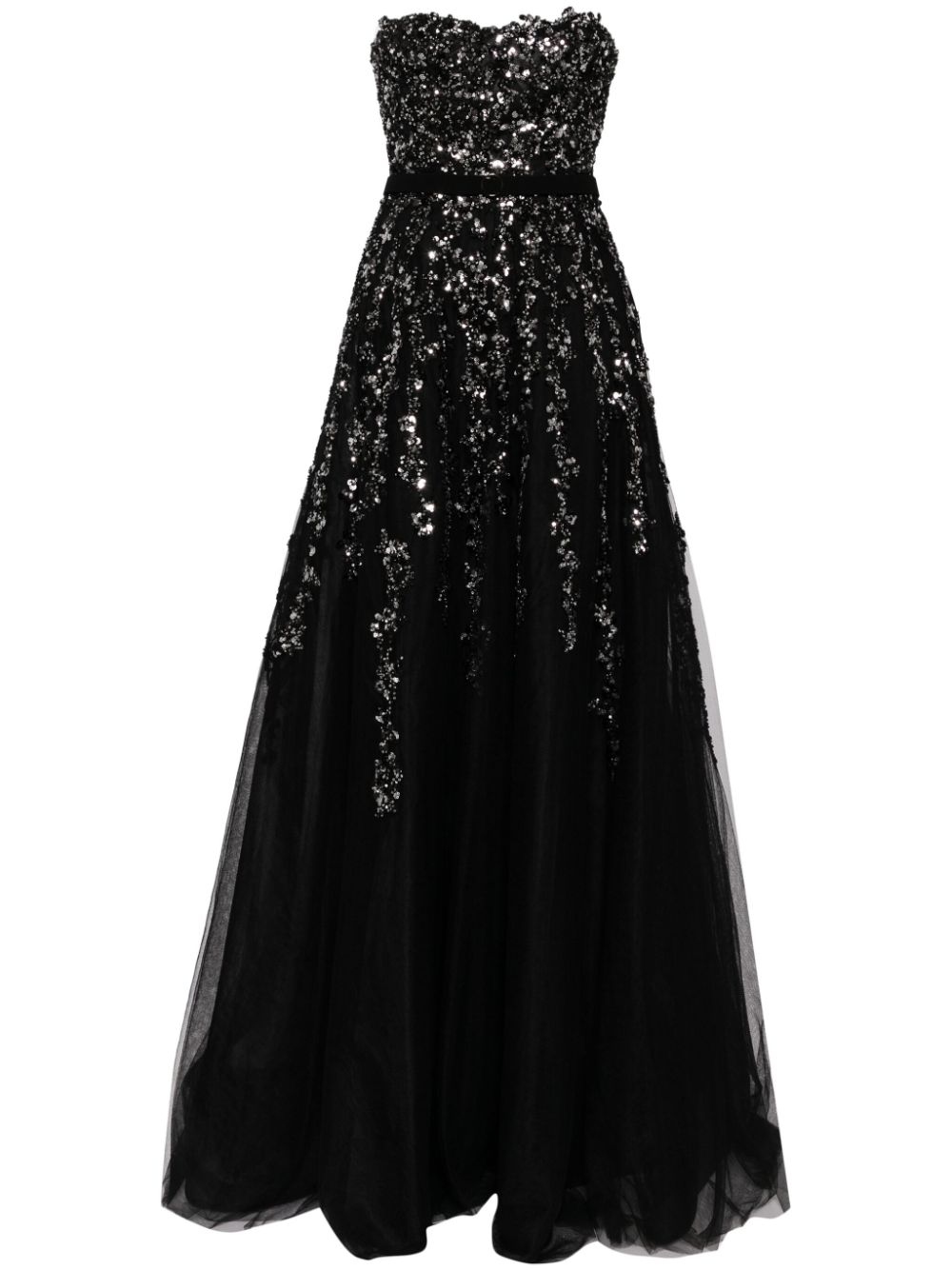 Saiid Kobeisy sequin-embellished tulle gown - Black von Saiid Kobeisy