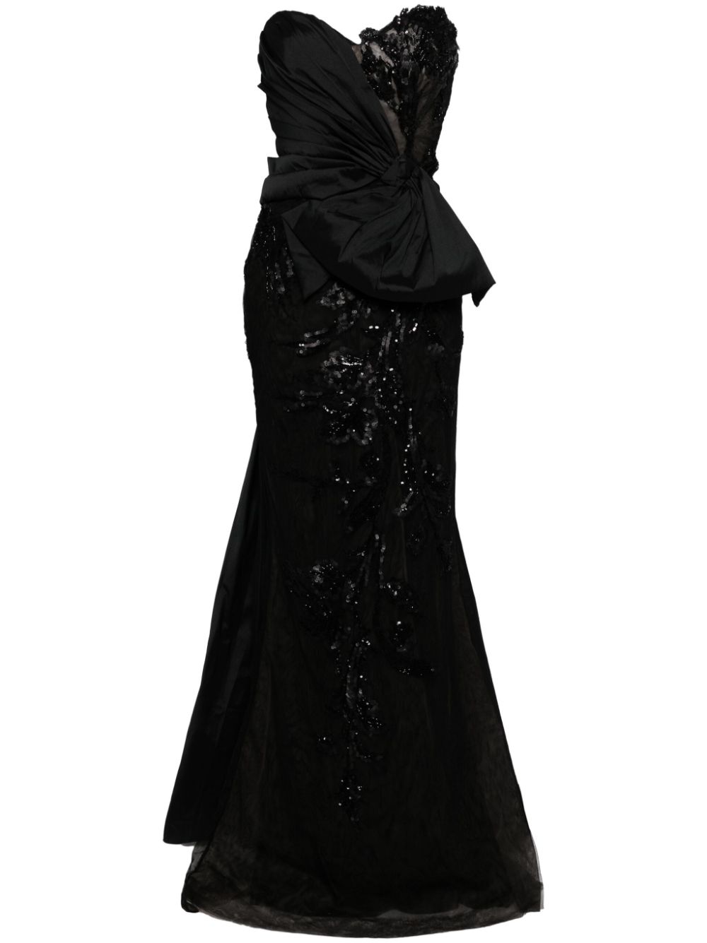 Saiid Kobeisy sequin-embellished tulle gown - Black von Saiid Kobeisy