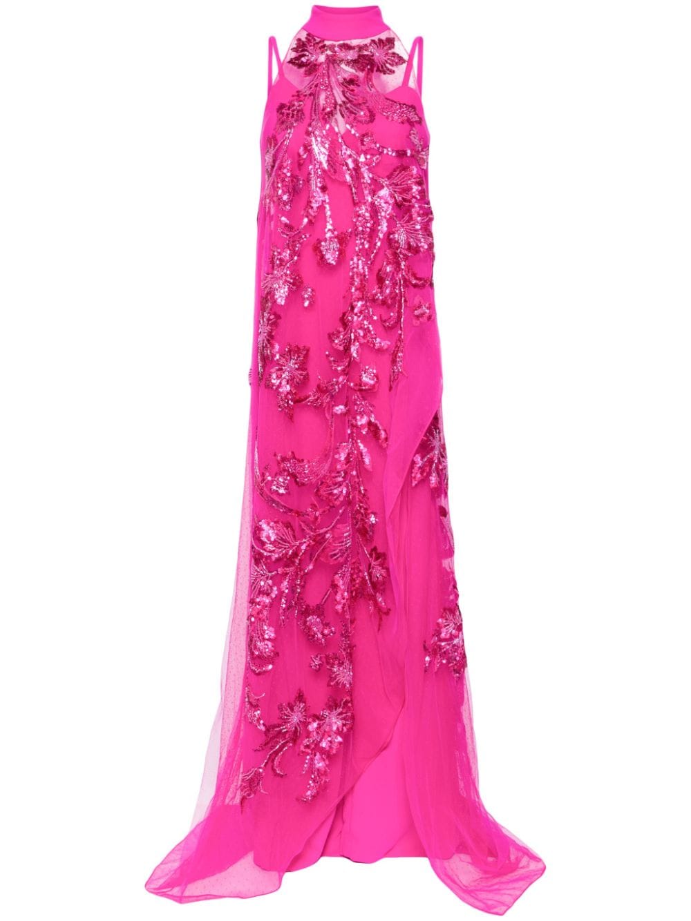 Saiid Kobeisy sequin-embellished wide-leg jumpsuit - Pink von Saiid Kobeisy