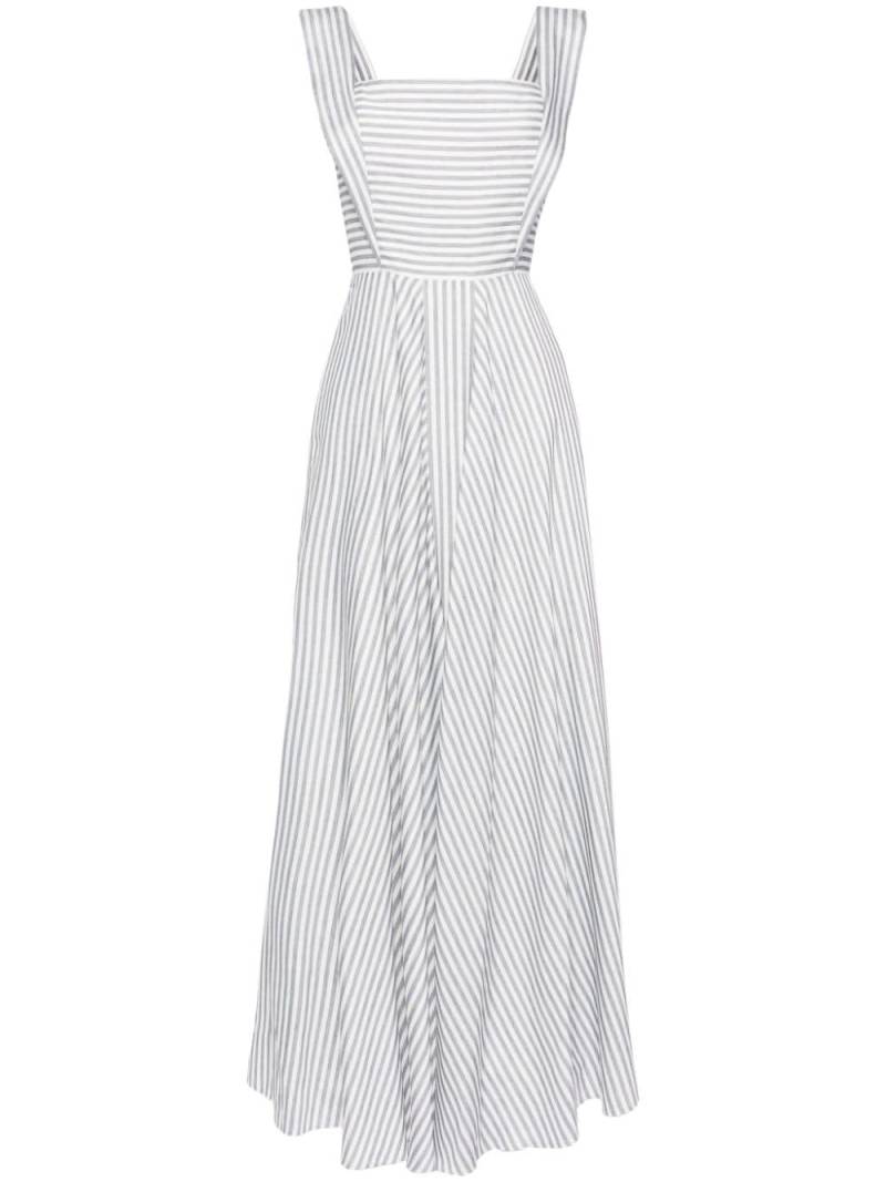 Saiid Kobeisy striped maxi dress - Blue von Saiid Kobeisy