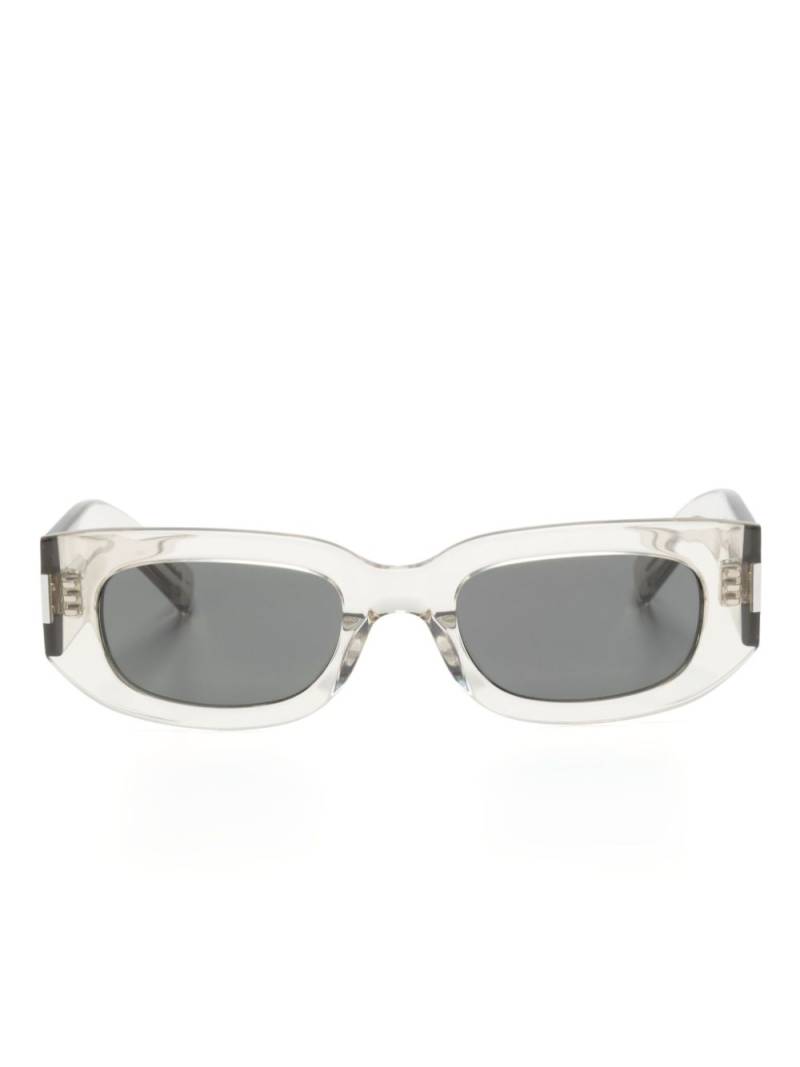 Saint Laurent Eyewear 660 rectangle-frame sunglasses - Neutrals von Saint Laurent Eyewear