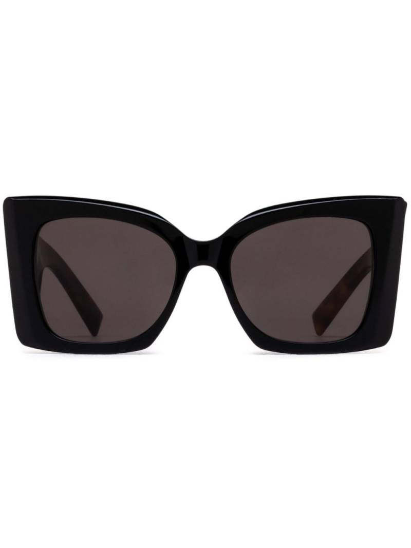 Saint Laurent Eyewear Blaze oversize-frame sunglasses - Black von Saint Laurent Eyewear