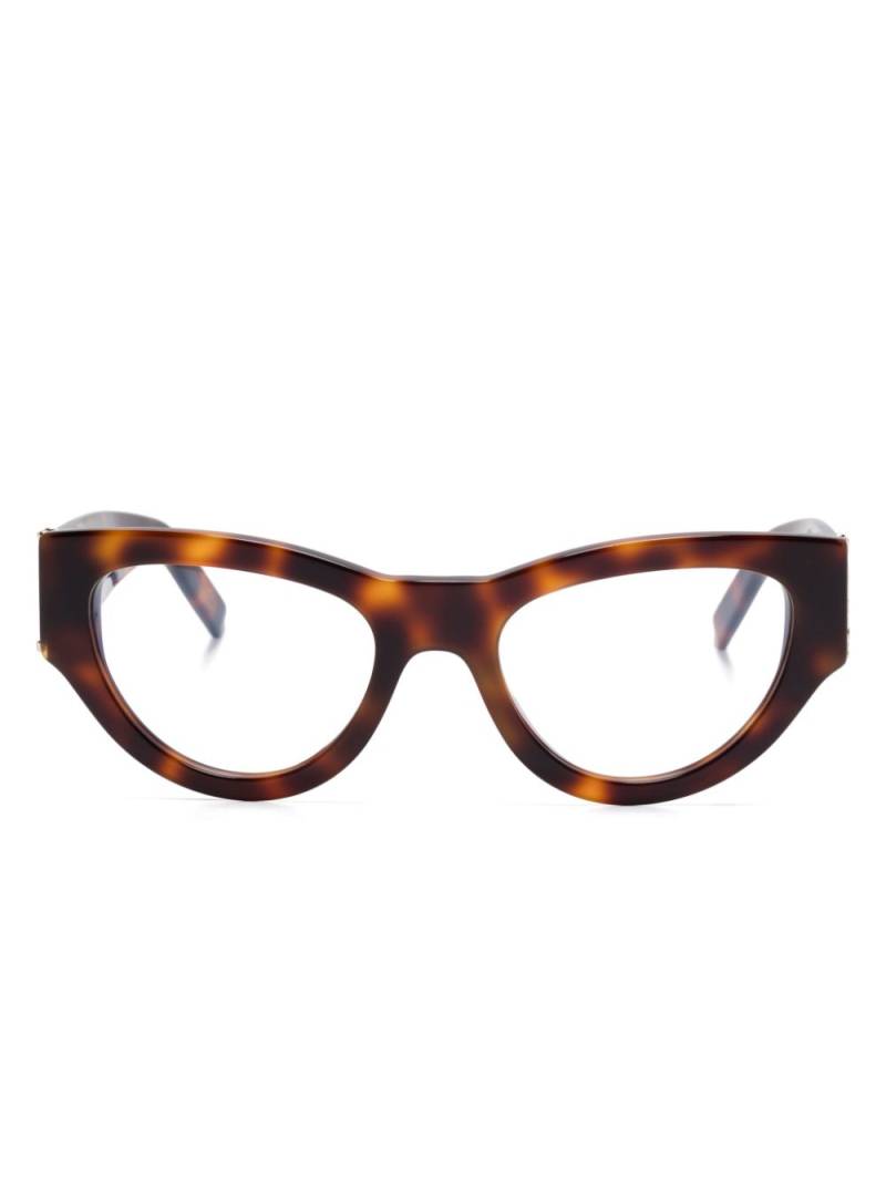 Saint Laurent Eyewear Cassandre glasses - Brown von Saint Laurent Eyewear