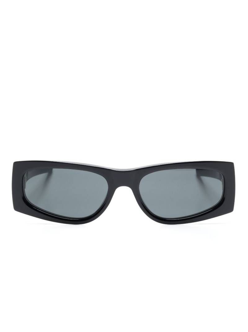 Saint Laurent Eyewear Cassandre-logo sunglasses - Black von Saint Laurent Eyewear