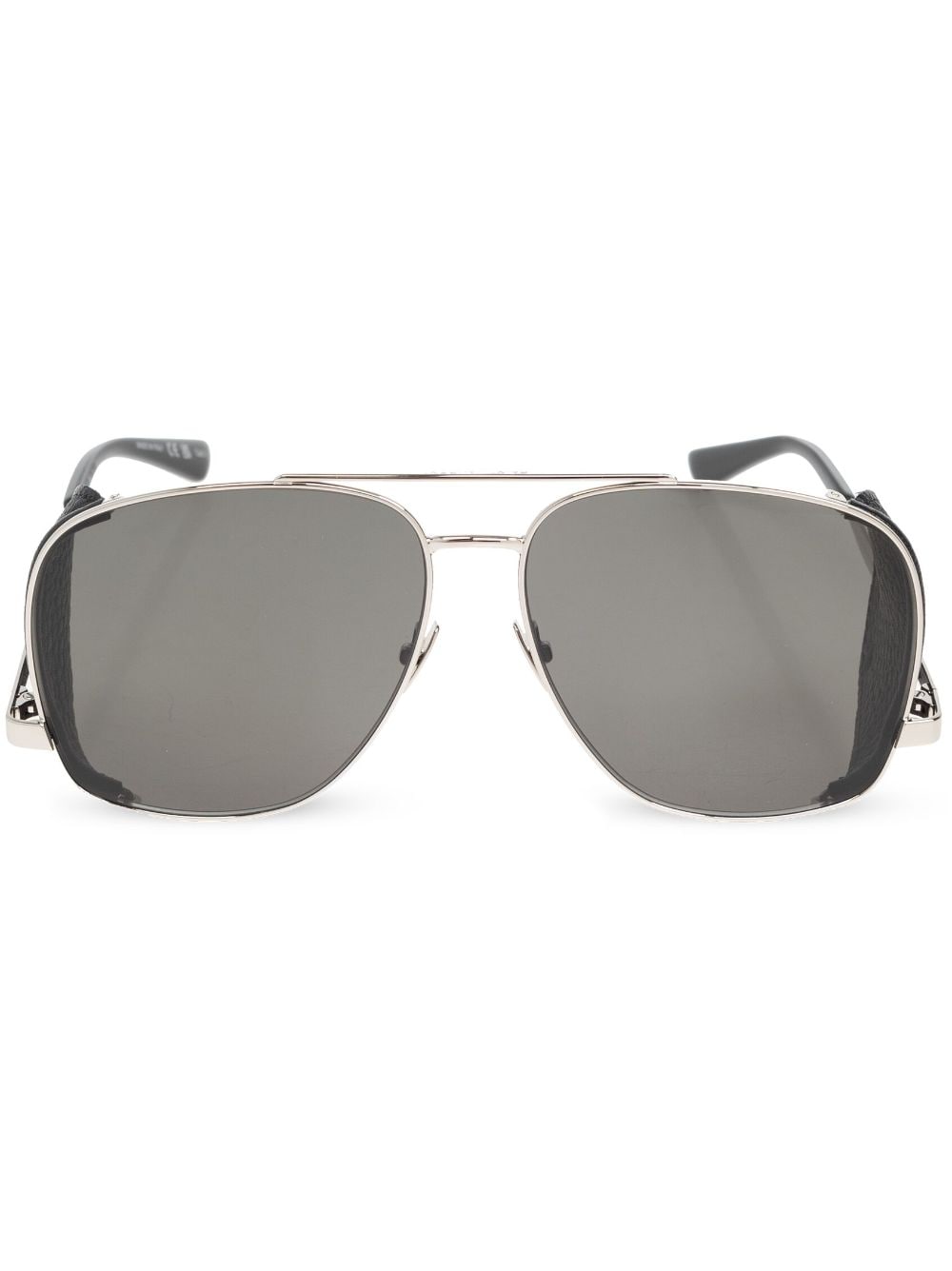 Saint Laurent Eyewear Leon pilot-frame sunglasses - Silver von Saint Laurent Eyewear