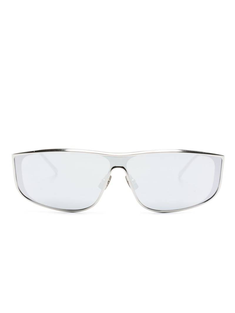 Saint Laurent Eyewear Luna logo-embossed sunglasses - Silver von Saint Laurent Eyewear