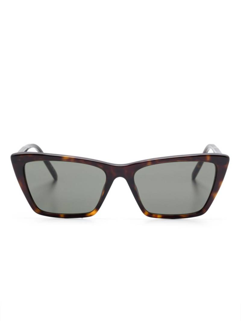 Saint Laurent Eyewear Mica Thin sunglasses - Brown von Saint Laurent Eyewear