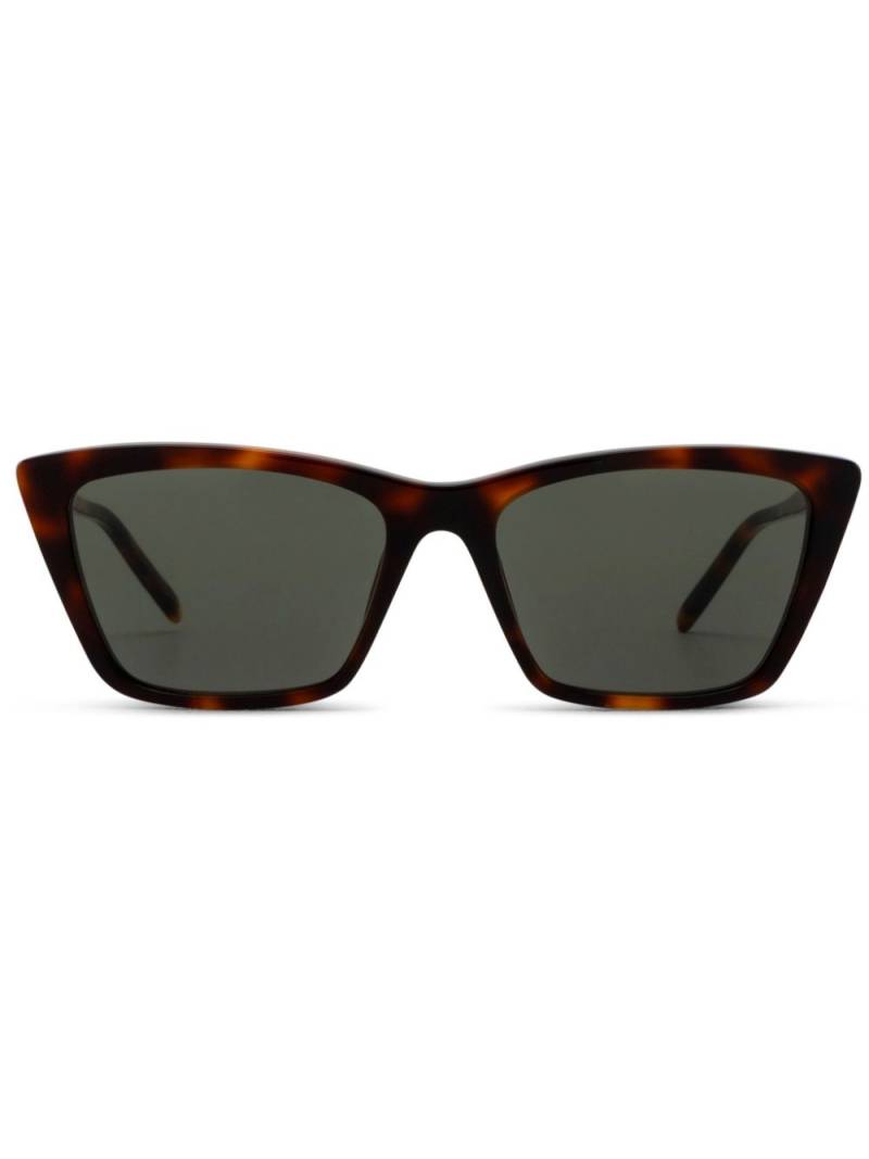 Saint Laurent Eyewear Mica Thin sunglasses - Brown von Saint Laurent Eyewear