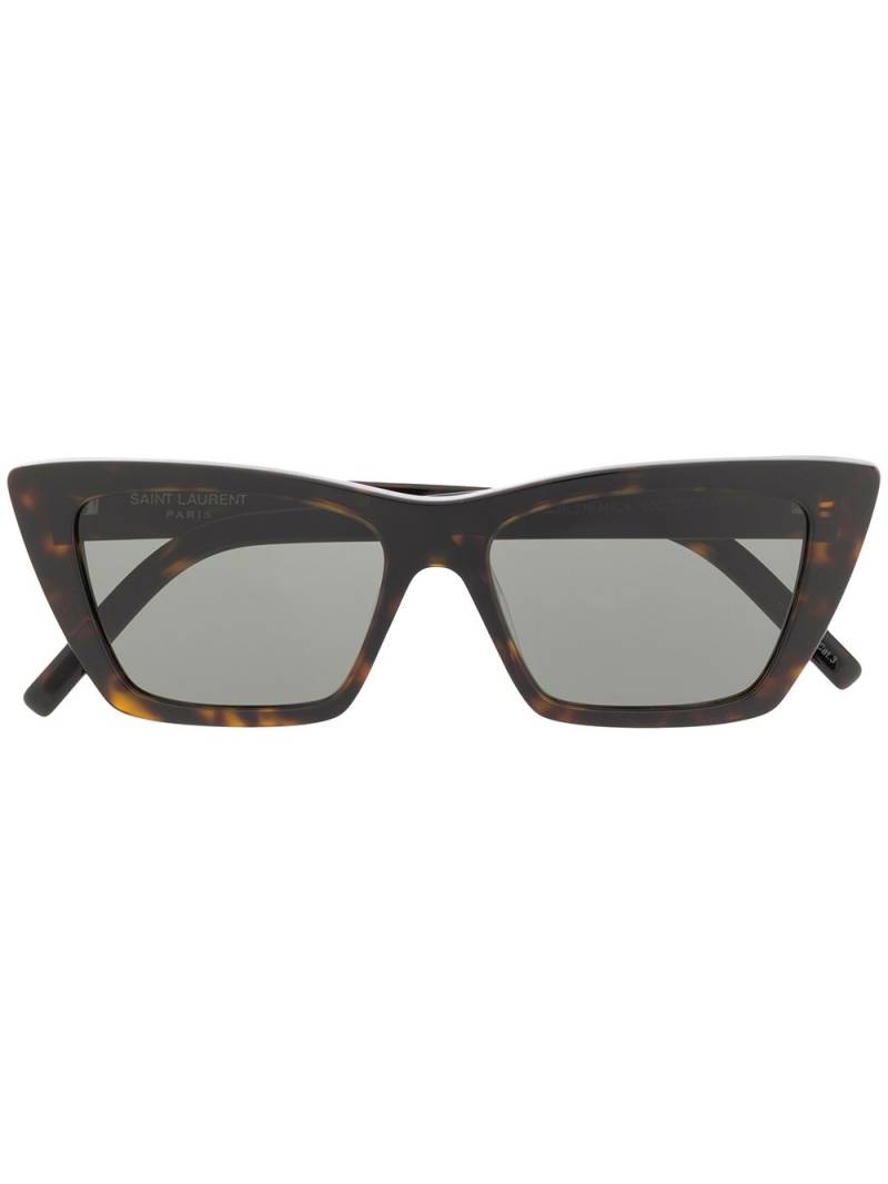 Saint Laurent Eyewear New Wave sunglasses - Brown von Saint Laurent Eyewear