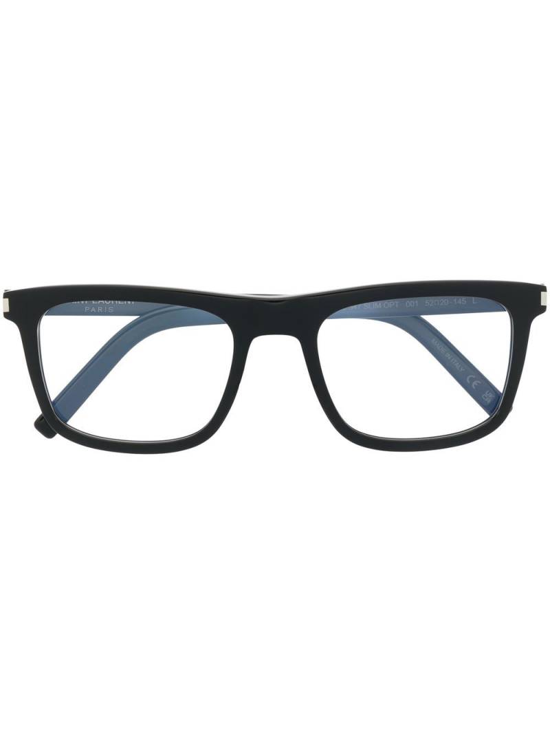 Saint Laurent Eyewear SL 547 square-frame glasses - Black von Saint Laurent Eyewear