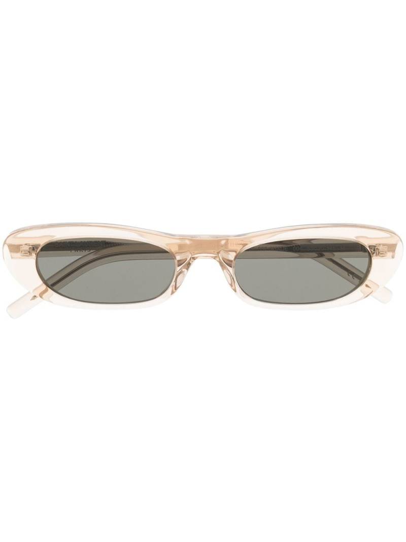 Saint Laurent Eyewear SL 557 oval sunglasses - Neutrals von Saint Laurent Eyewear